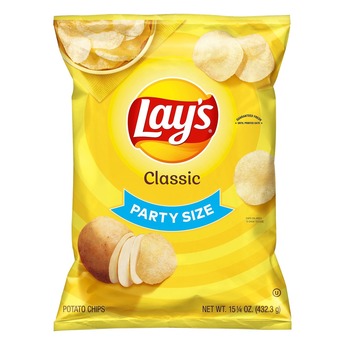 slide 1 of 3, Lay's Party Size Classic Potato Chips 15.25 oz, 15.25 oz