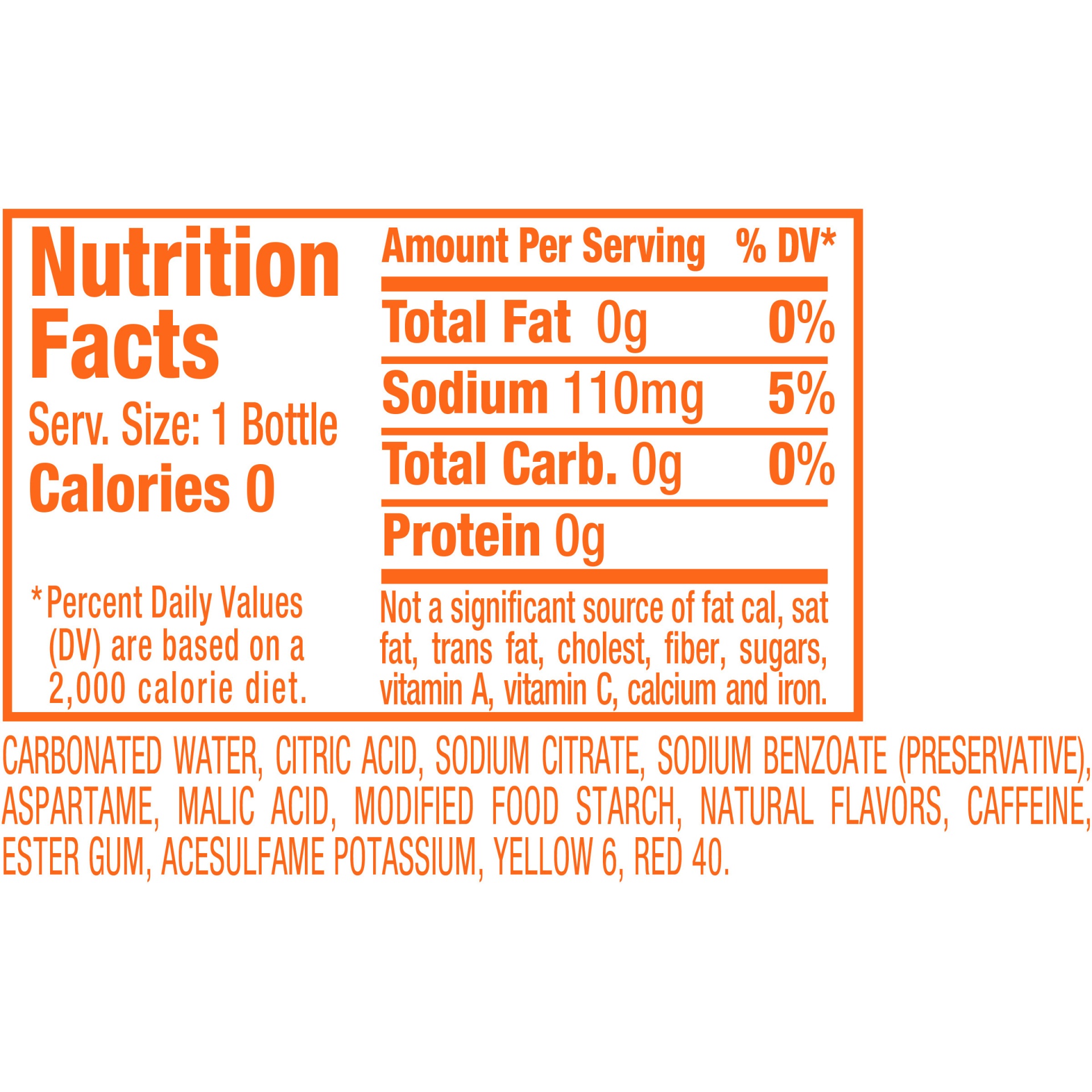 slide 2 of 2, Diet Sunkist Orange Soda, 8 ct; 12 fl oz