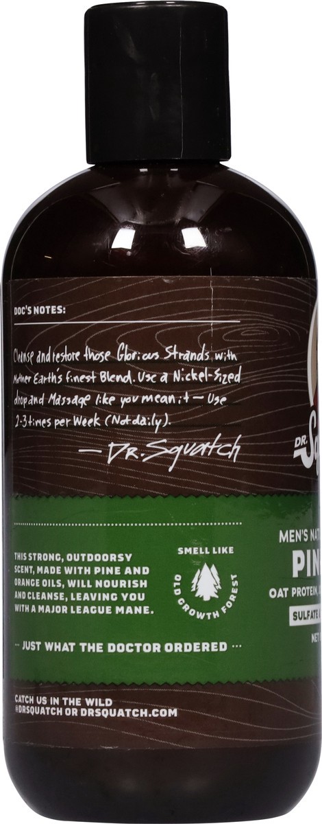 slide 6 of 12, Dr. Squatch Men's Pine Tar Natural Shampoo 8.0 fl oz, 8 fl oz