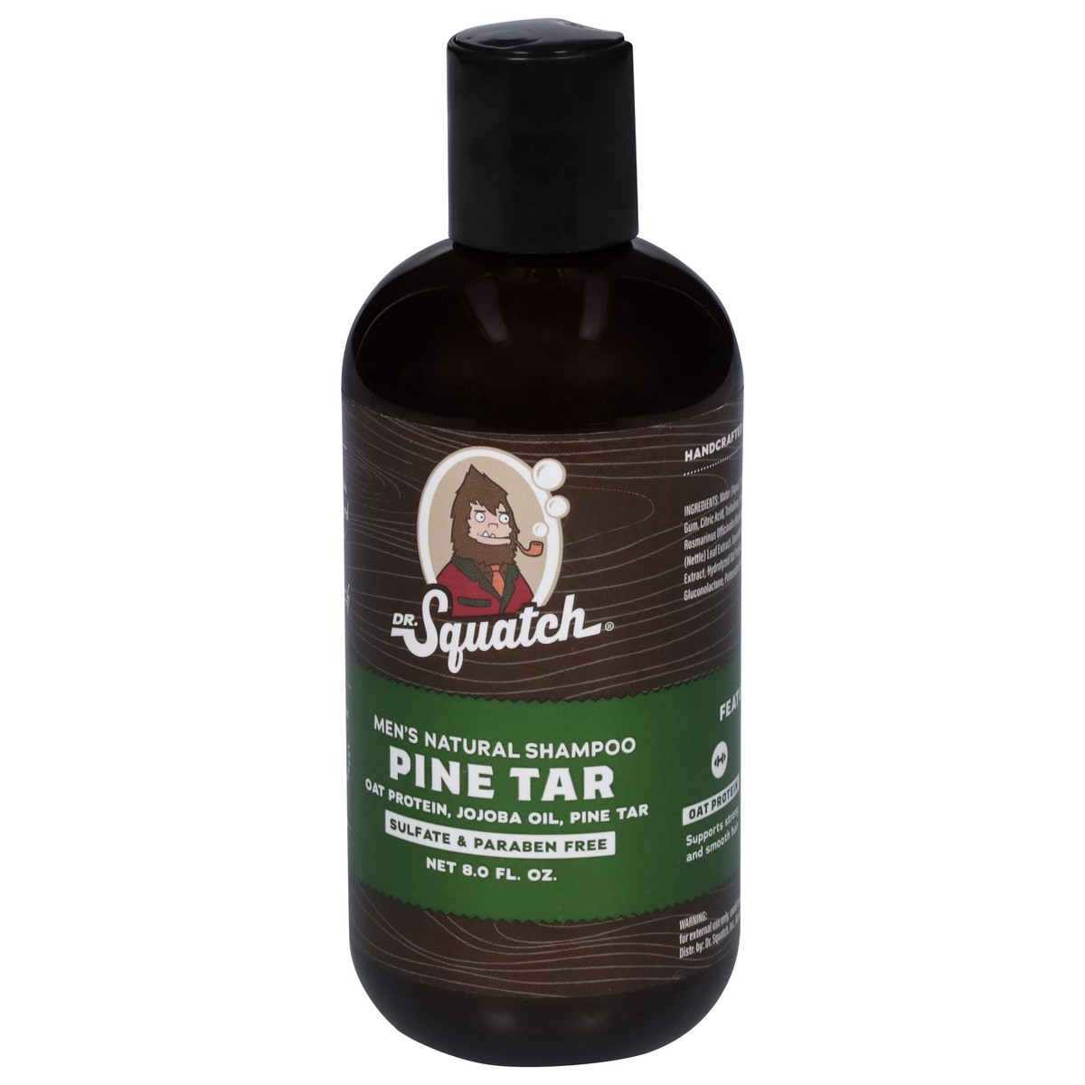 slide 7 of 12, Dr. Squatch Men's Pine Tar Natural Shampoo 8.0 fl oz, 8 fl oz
