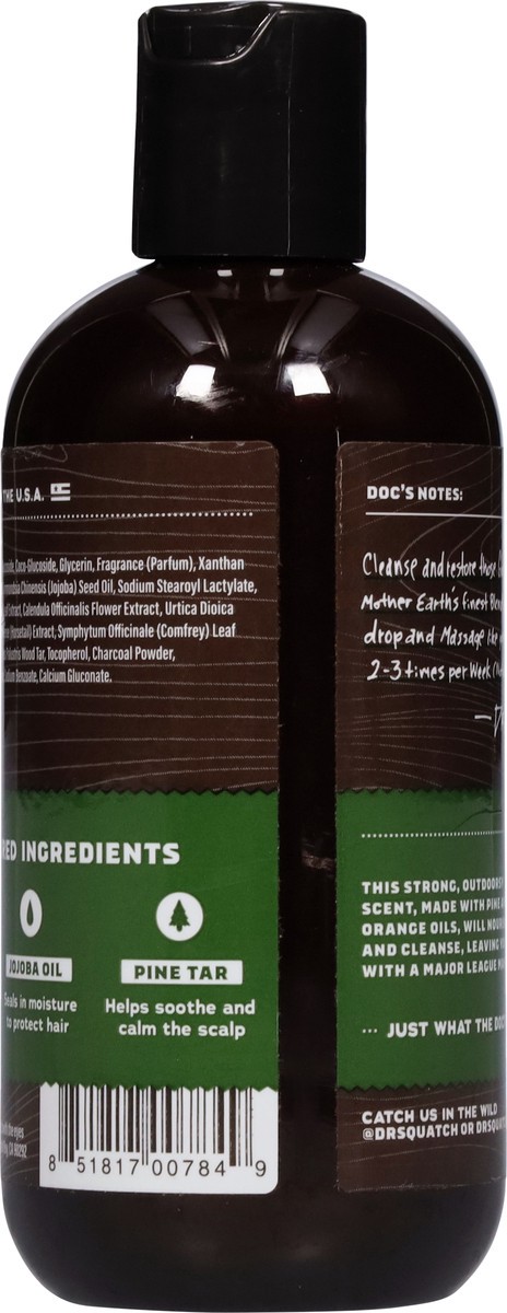 slide 11 of 12, Dr. Squatch Men's Pine Tar Natural Shampoo 8.0 fl oz, 8 fl oz