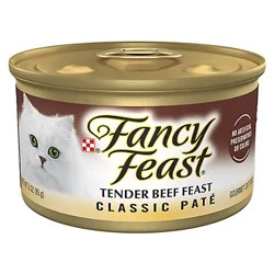 Fancy Feast Beef Pate Wet Cat Food - 3 Oz