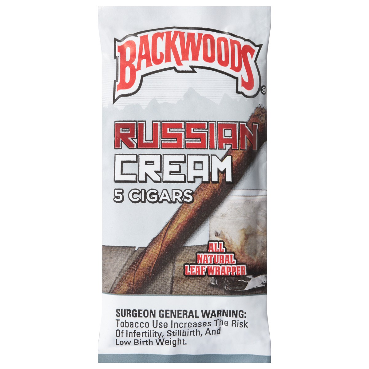 slide 3 of 13, Backwoods Russian Cream Cigars 5 ea, 5 ct