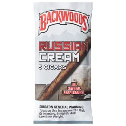 Backwoods Russian Cream Cigars 5 ea