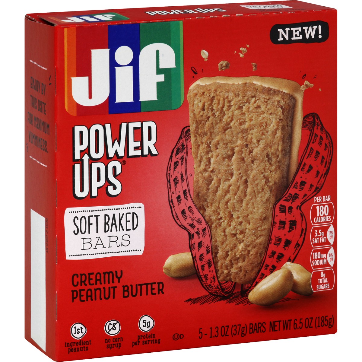 slide 2 of 13, Jif Bars 5 ea, 5 ct