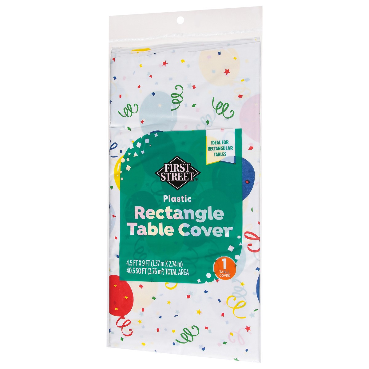 slide 3 of 11, First Street Fs Birthday Table Cover 54X108, 1 ct