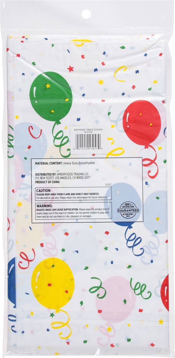 slide 6 of 11, First Street Fs Birthday Table Cover 54X108, 1 ct