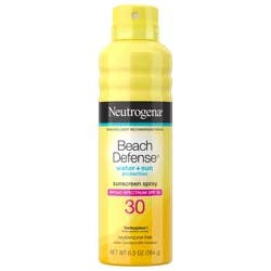 Neutrogena Beach Defense Spray Body Sunscreen, SPF 30, 6.5 oz