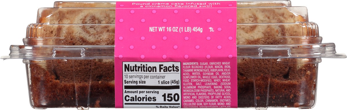 slide 4 of 9, Sweet P's Bake Shop Sliced Cinn-a-Butter Creme Cake 16 oz, 16 oz