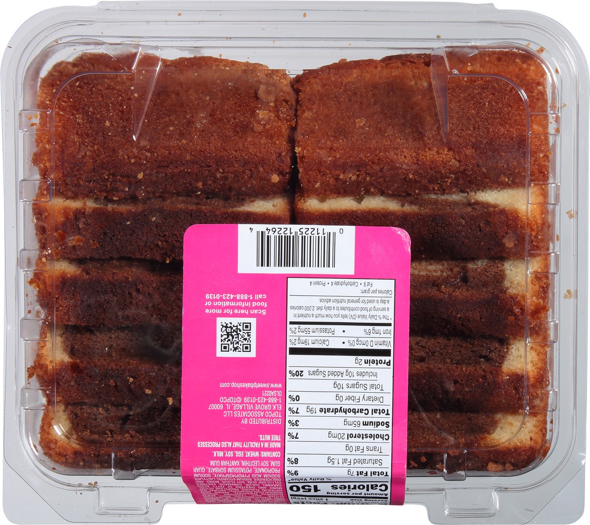 slide 9 of 9, Sweet P's Bake Shop Sliced Cinn-a-Butter Creme Cake 16 oz, 16 oz