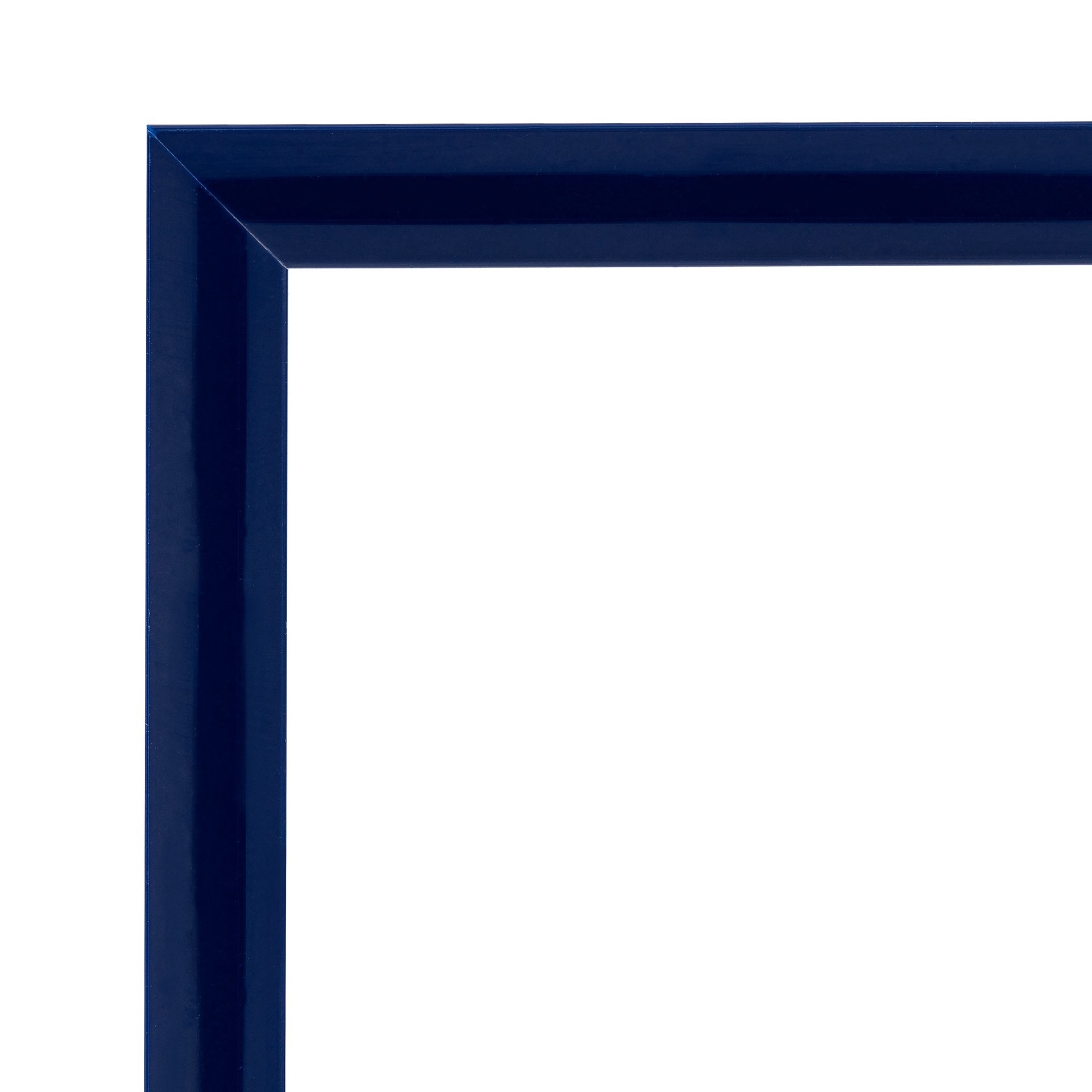 slide 4 of 5, Dark Blue Mini Frame With Mat By Studio Decor, 4.4 in x 3.34 in x 0.55 in