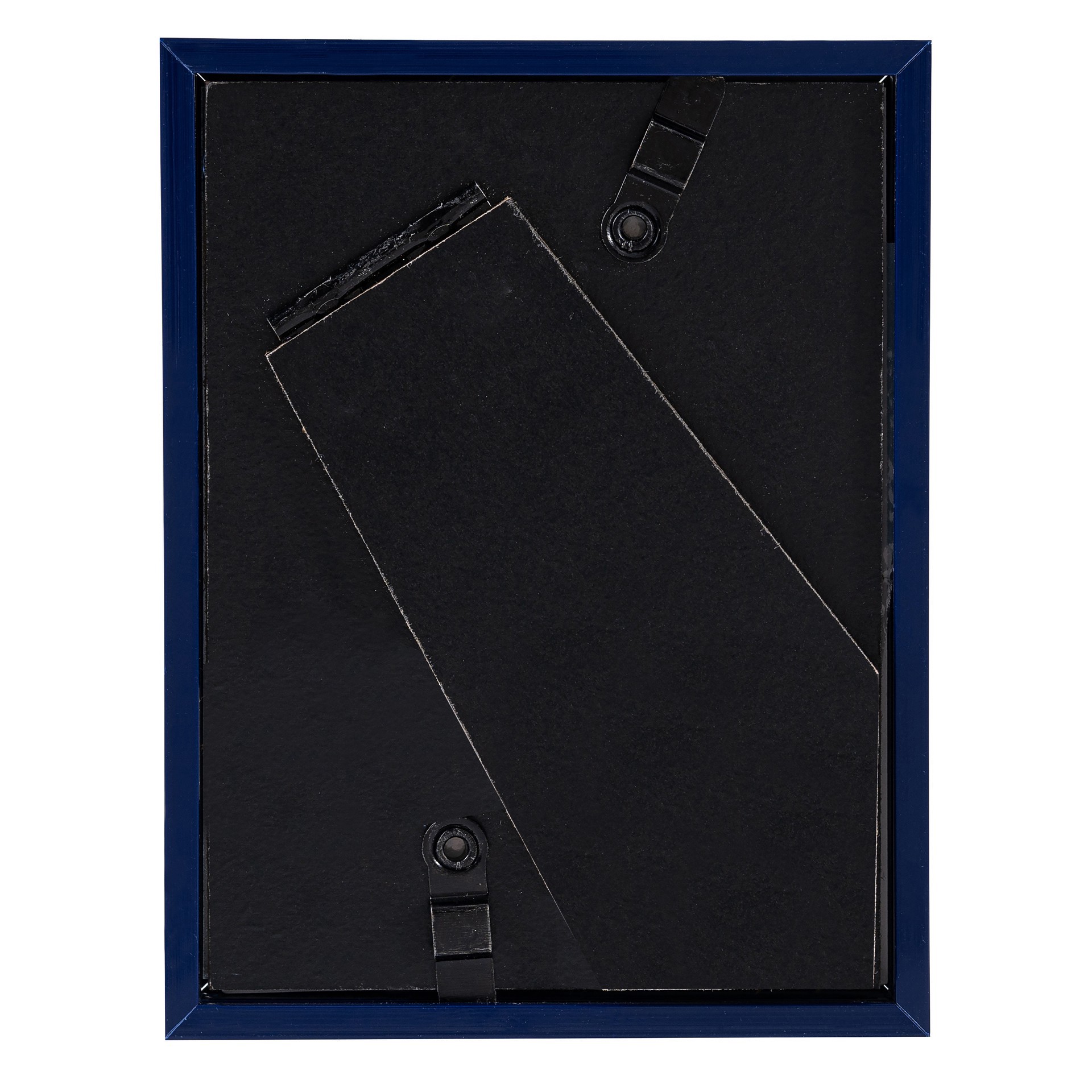 slide 2 of 5, Dark Blue Mini Frame With Mat By Studio Decor, 4.4 in x 3.34 in x 0.55 in