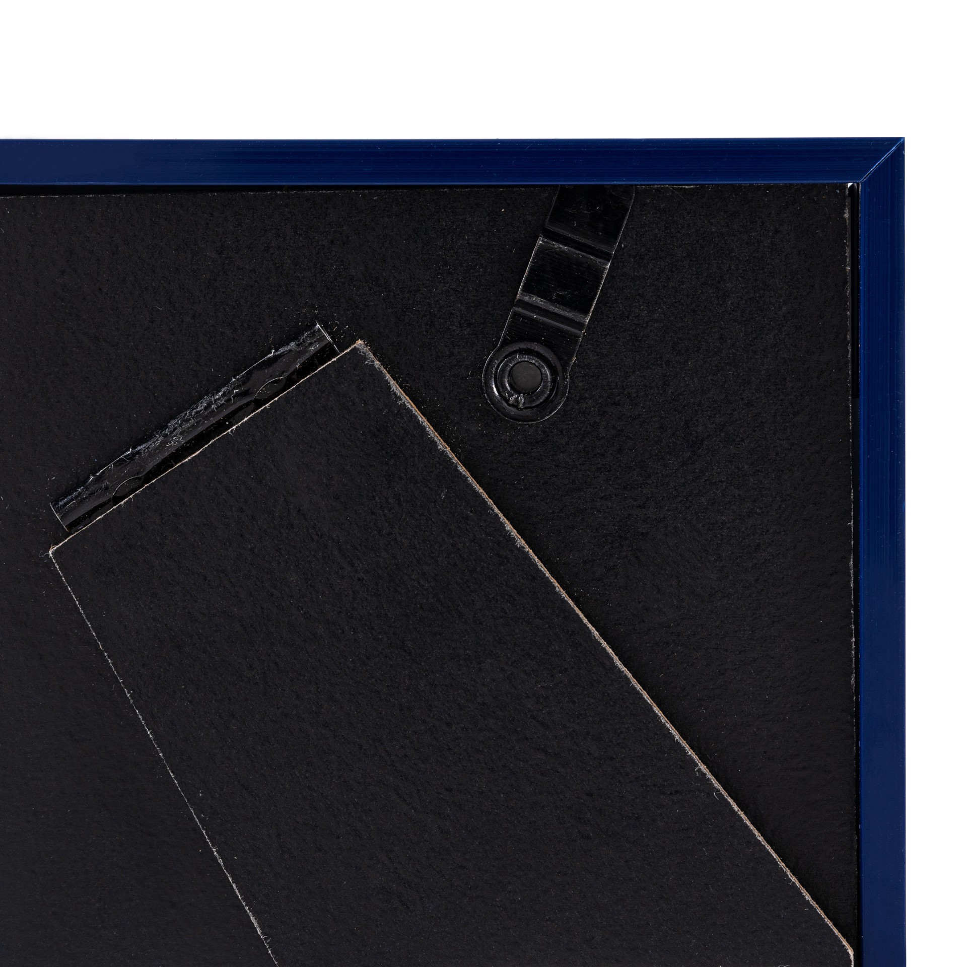 slide 3 of 5, Dark Blue Mini Frame With Mat By Studio Decor, 4.4 in x 3.34 in x 0.55 in