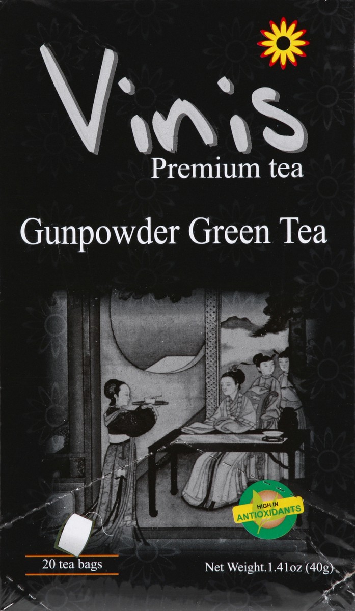 slide 2 of 5, Vinis Green Tea, Gunpowder, Tea Bags - 20 ct, 20 ct