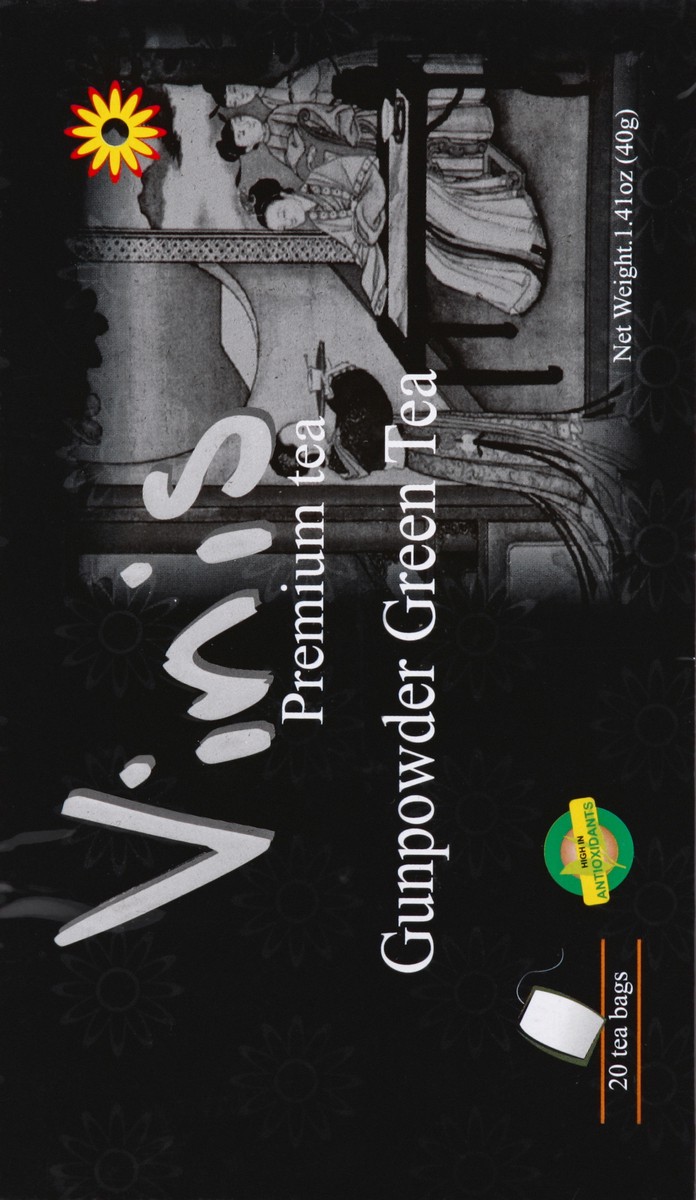 slide 4 of 5, Vinis Green Tea, Gunpowder, Tea Bags - 20 ct, 20 ct