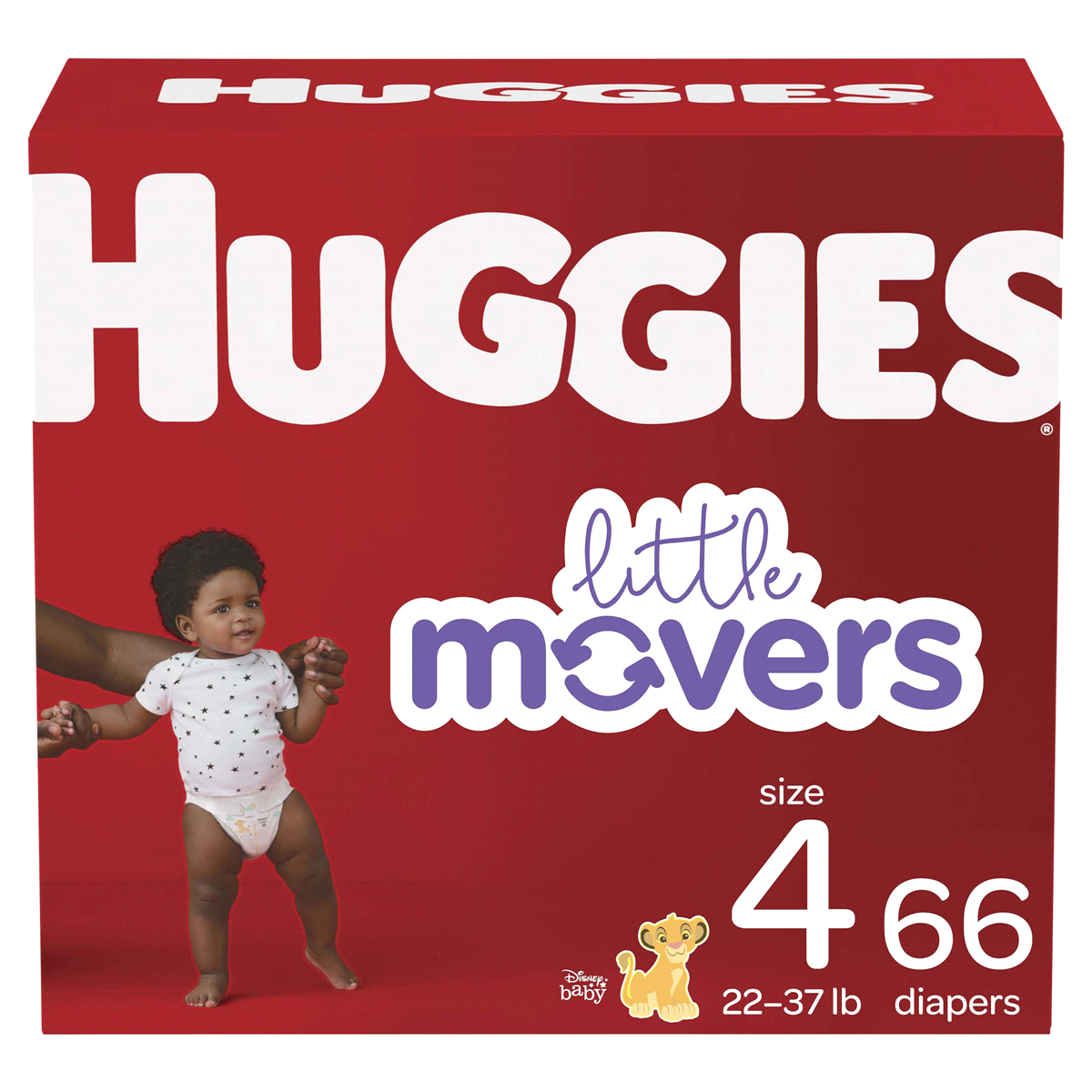 slide 1 of 9, Huggies Little Movers Baby Diapers, Size 4, 66 Ct, 66 ct