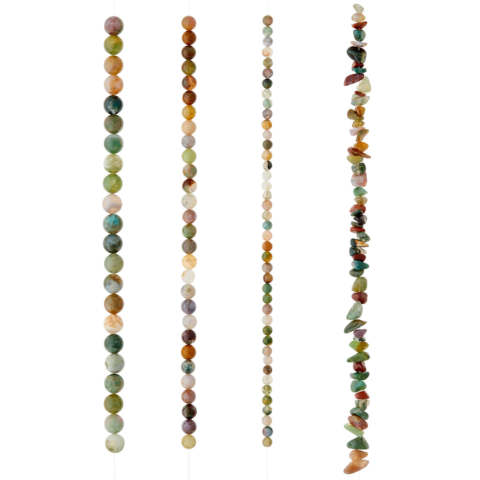 slide 3 of 3, India Stone Mix Beads By Bead Landing, 4mm-8mm