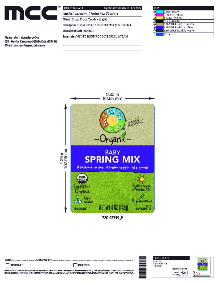 slide 9 of 15, Full Circle Market Organic Baby Spring Mix 5 oz, 5 oz