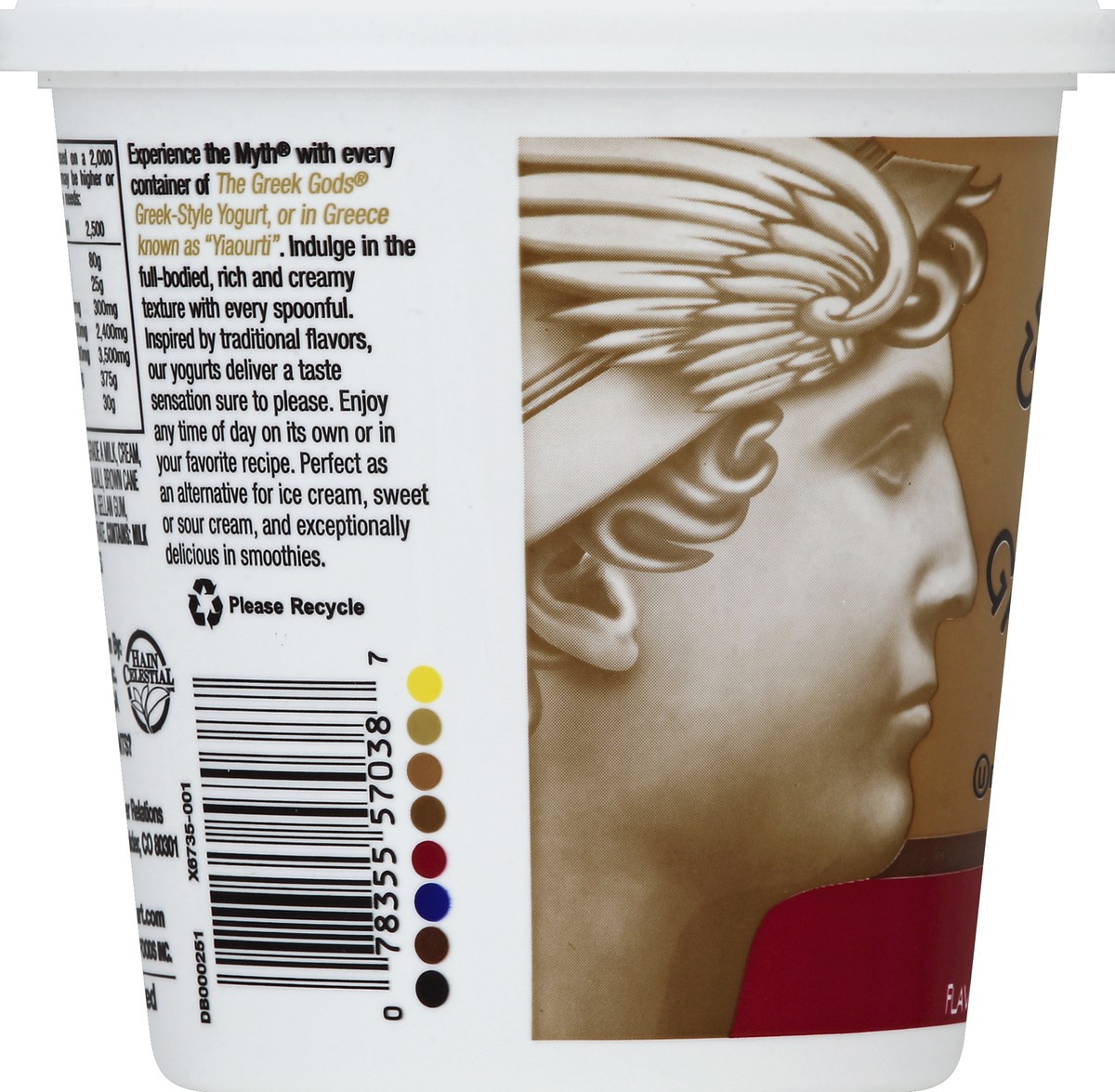 slide 3 of 6, The Greek Gods Chocolate Cherry Flavored Yogurt, 24 oz