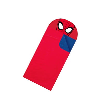 slide 1 of 1, Jay Franco Spiderman Rolled Sleeping Bag, 1 ct