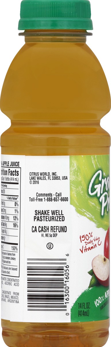 slide 4 of 6, Florida's Natural Growers' Pride Apple 100% Juice - 14 fl oz, 14 fl oz