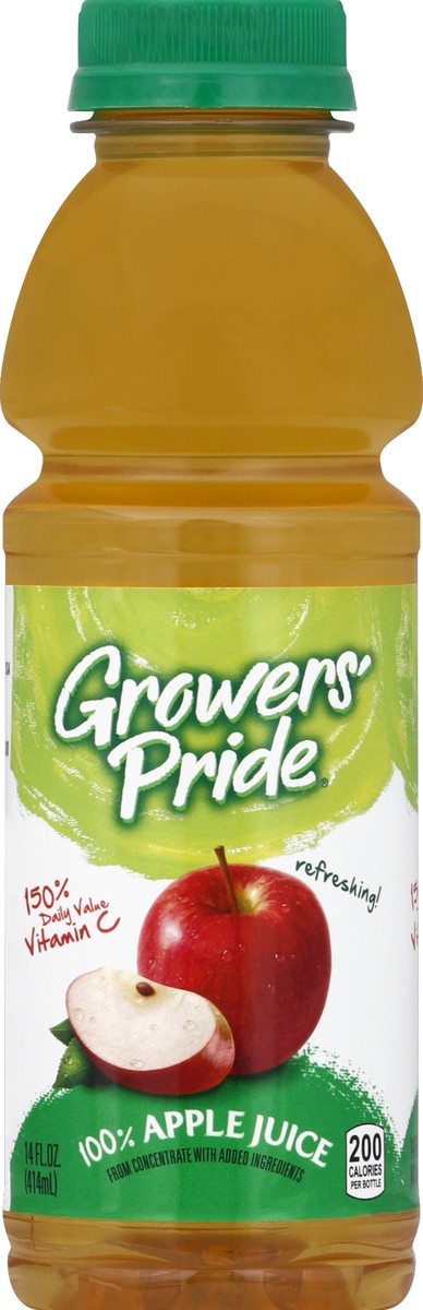 slide 3 of 6, Florida's Natural Growers' Pride Apple 100% Juice - 14 fl oz, 14 fl oz
