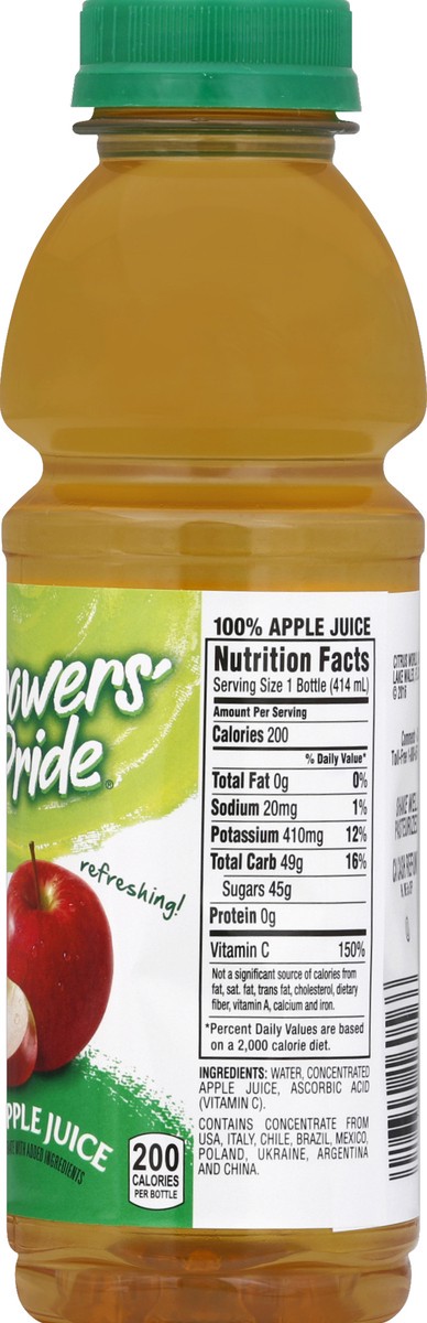 slide 6 of 6, Florida's Natural Growers' Pride Apple 100% Juice - 14 fl oz, 14 fl oz