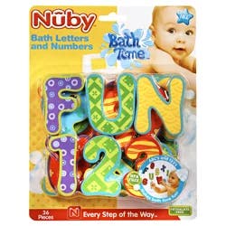 Nuby BathTime Bath Letters and Numbers