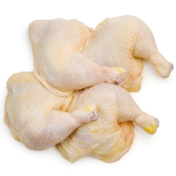 slide 1 of 1, Koch Foods Jumbo Chicken Leg Quarters Bulk, 40 lb