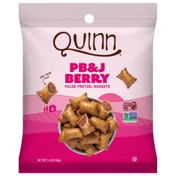Quinn, Pb&j Filled Pretzel Nuggets 1.4 Oz