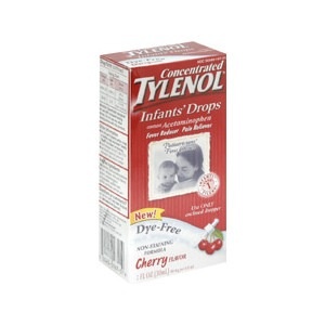 slide 1 of 1, Tylenol Infants' Drops Cherry Flavor, 30 ml