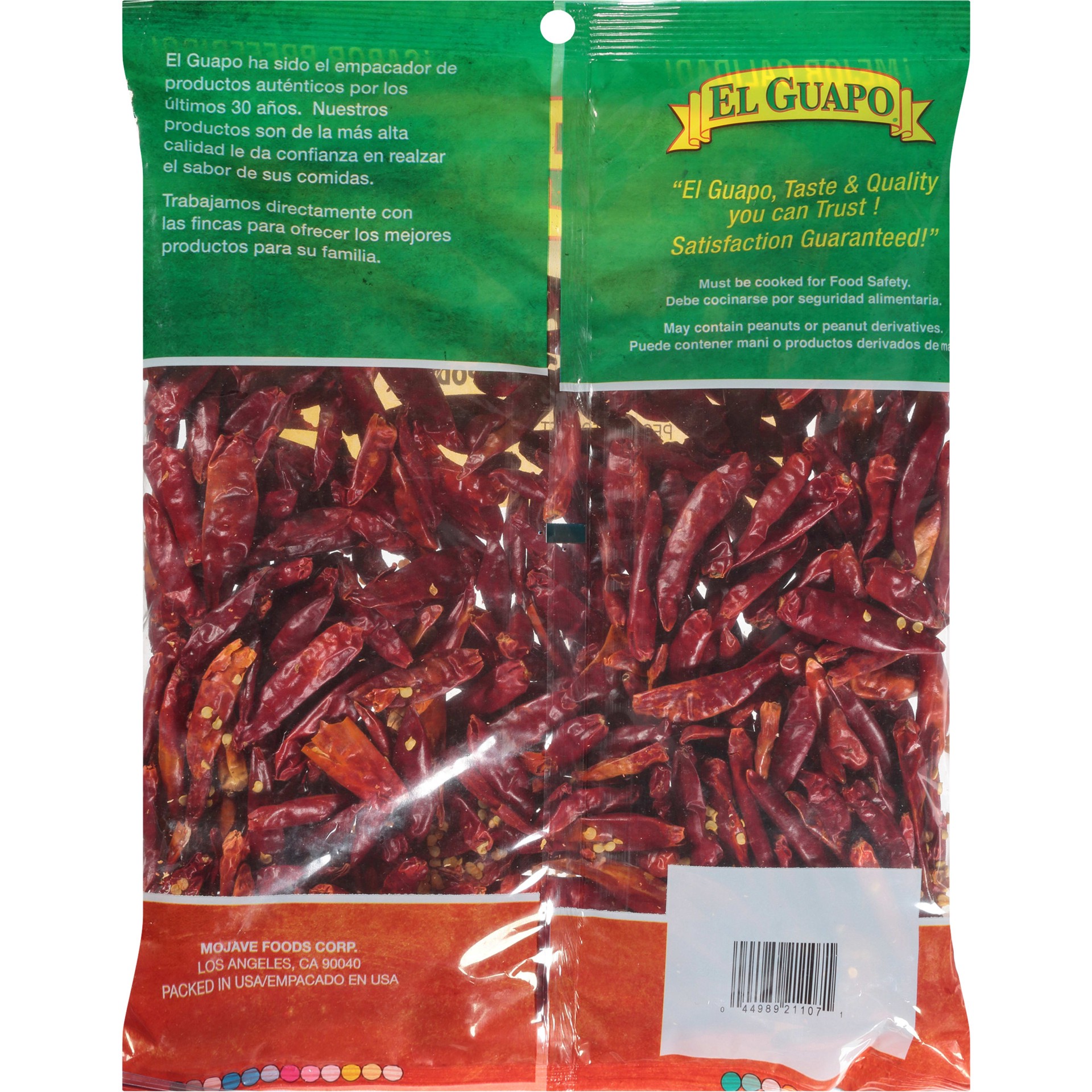 slide 2 of 5, El Guapo Whole Japanese Chili Peppers (Chile Japones Entero), 7.5 oz, 7.5 oz