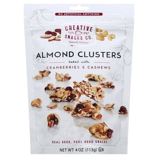 slide 1 of 1, Creative Snacks Co. Almond Cranberry Clusters, 4 oz