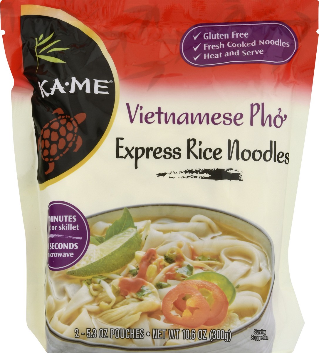 slide 1 of 11, KA-ME Vietnamese Pho Express Rice Noodles, 10 oz