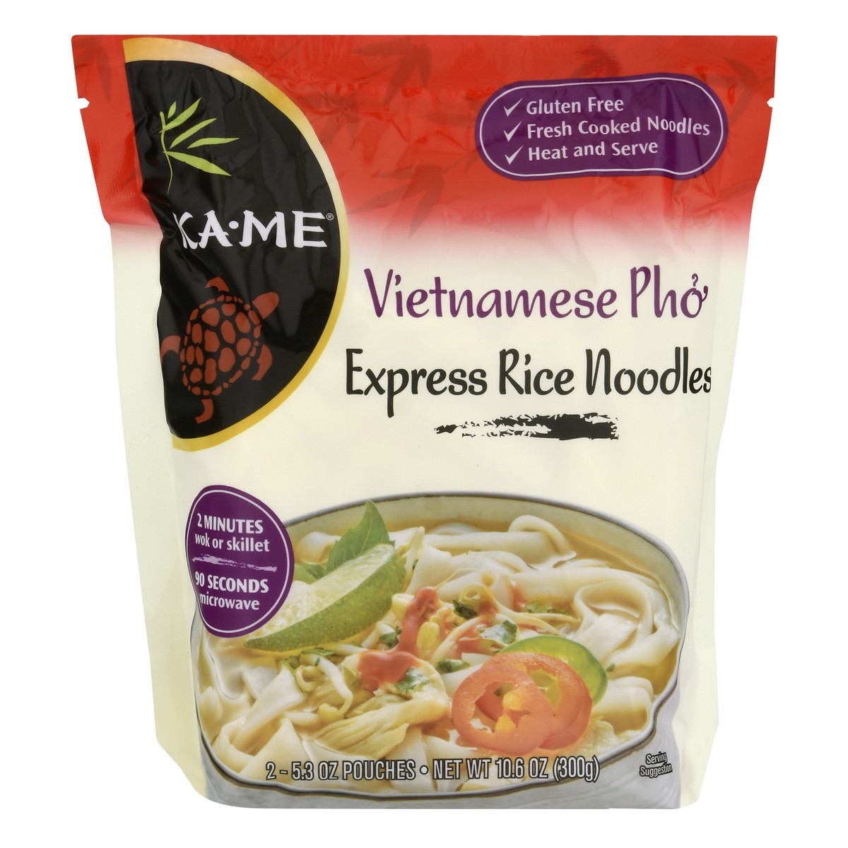 slide 1 of 11, KA-ME Vietnamese Pho Express Rice Noodles, 10 oz