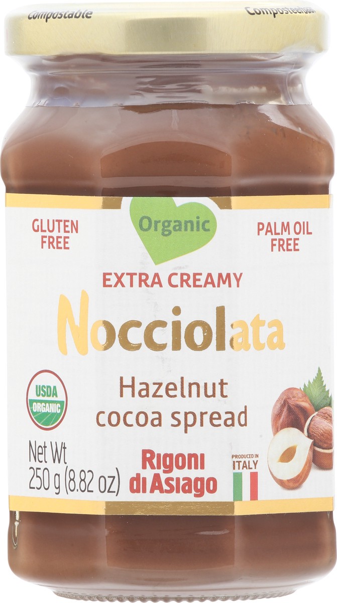 slide 9 of 14, Nocciolata Gluten Free Organic Extra Creamy Hazelnut Cocoa Spread 8.82 oz, 8.82 oz