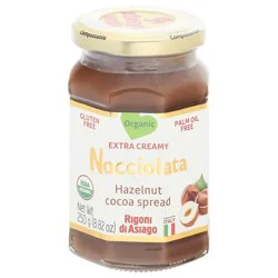 Nocciolata Gluten Free Organic Extra Creamy Hazelnut Cocoa Spread 8.82 oz