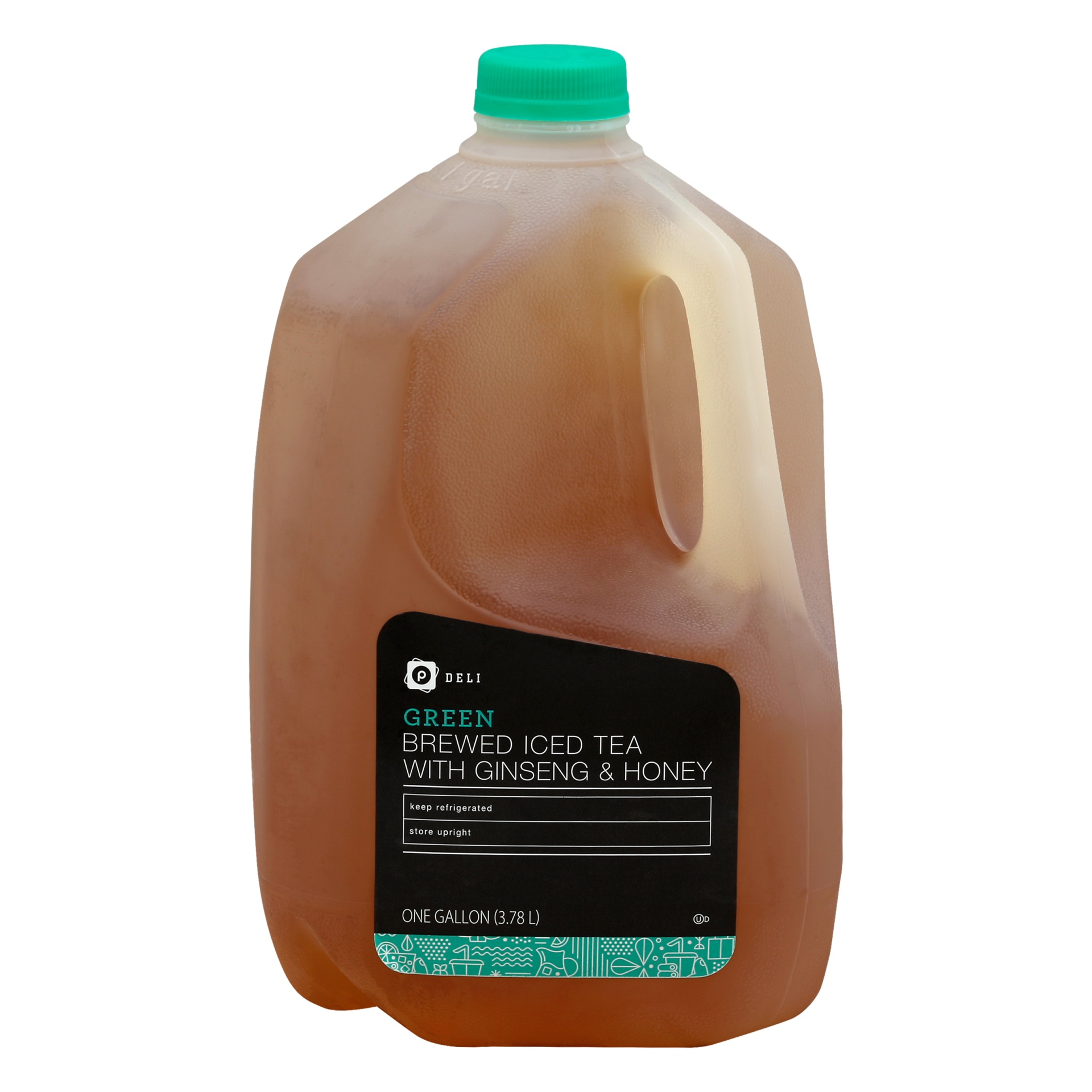 slide 1 of 1, Publix Deli Brewed with Ginseng & Honey Green Iced Tea - 1 gal, 1 gal