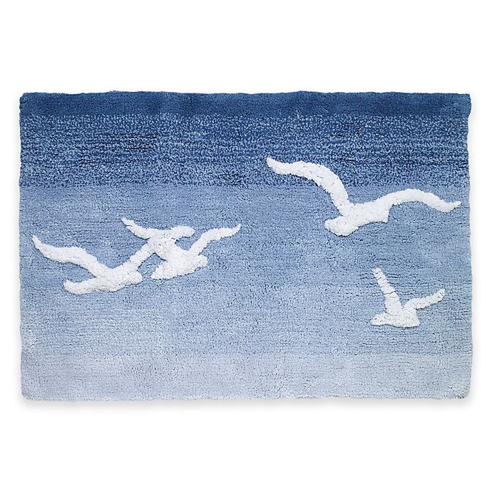 slide 1 of 1, Avanti Seagulls Bath Rug, 20 in x 30 in