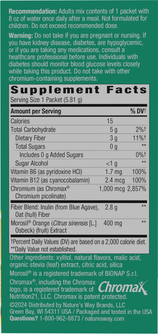 slide 5 of 5, Nature's Way No Sugar Added Drink Mix Zesty Citrus Flavored Weight Manager 30 - 0.2 oz Stick Packs, 30 ct