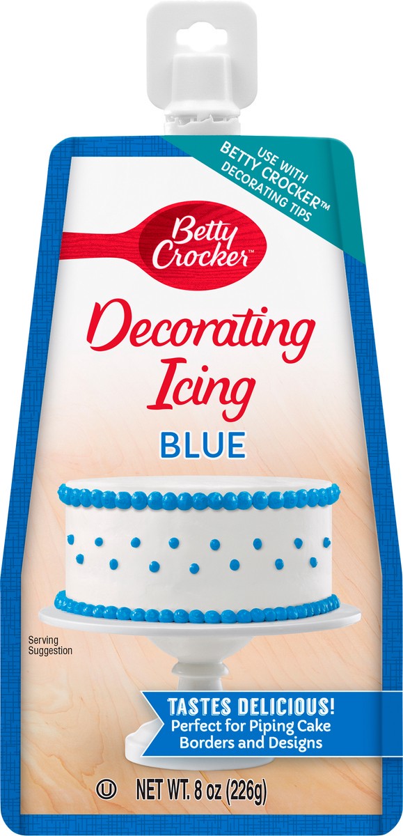 slide 1 of 10, Betty Crocker Decorating Icing, Blue, 8 oz