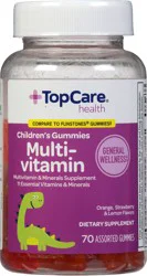 TopCare Health Children's Orange, Strawberry & Lemon Flavors Multi-Vitamin 70 Gummies