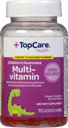TopCare Health Children's Orange, Strawberry & Lemon Flavors Multi-Vitamin 70 Gummies