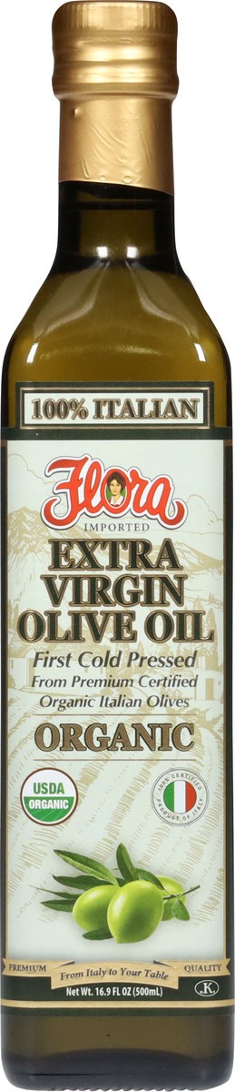 slide 6 of 9, FLORA FINE FOODS Org Extra Virgin Olive Oil, 16.9 fl oz