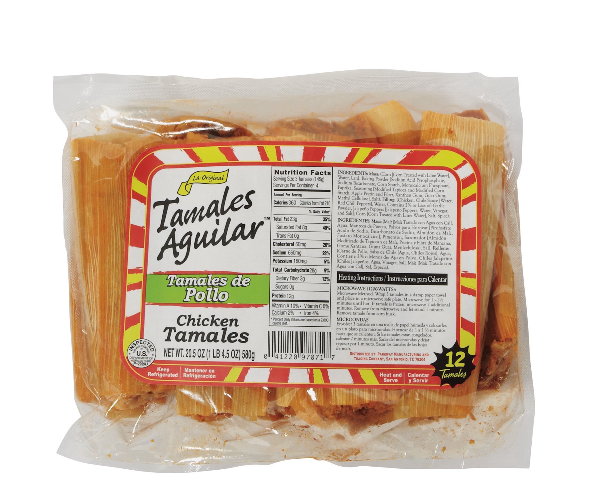 slide 1 of 1, Tamales Aguilar Tamales 12 ea, 12 ct