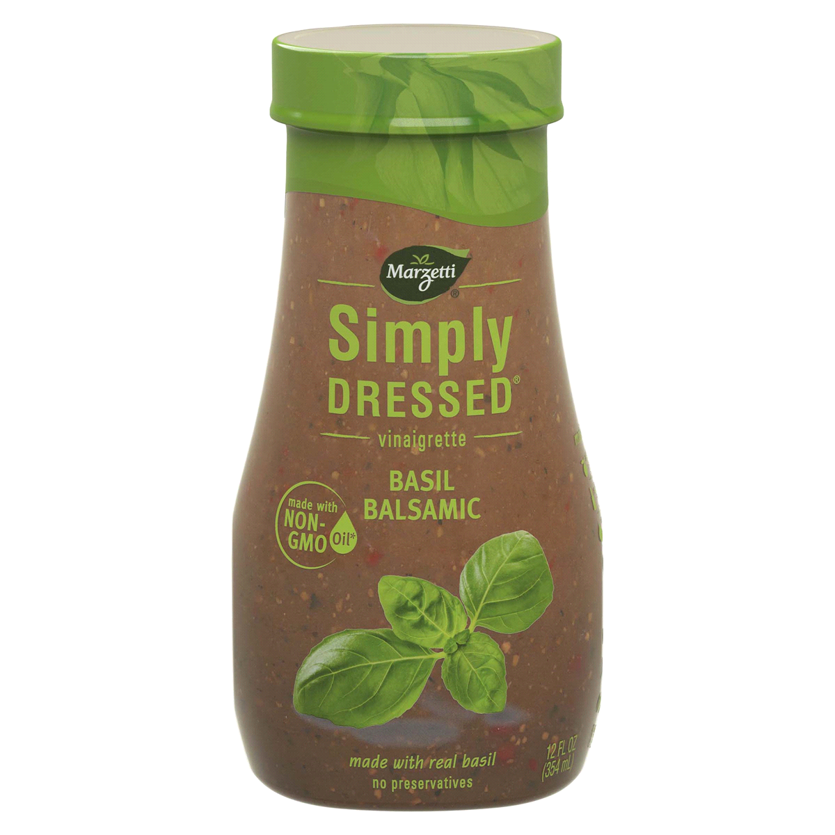 slide 1 of 1, Marzetti Simply Dressed Basil Balsamic Vinaigrette, 12 oz