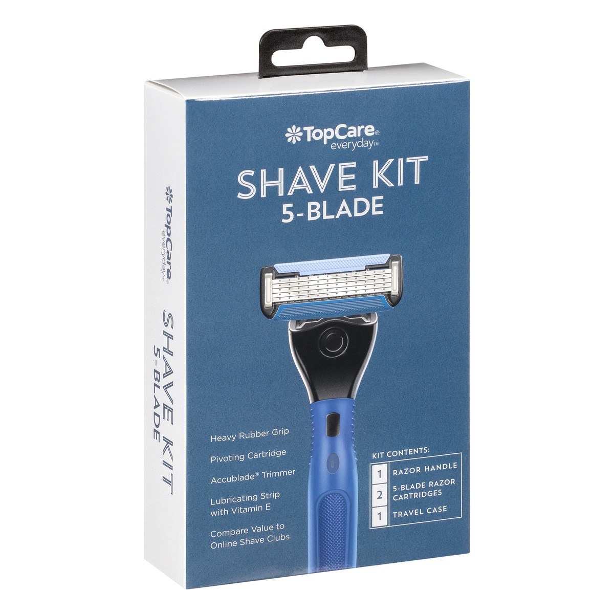 slide 2 of 9, TopCare Shave Kit, 5-Blade, 1 ct