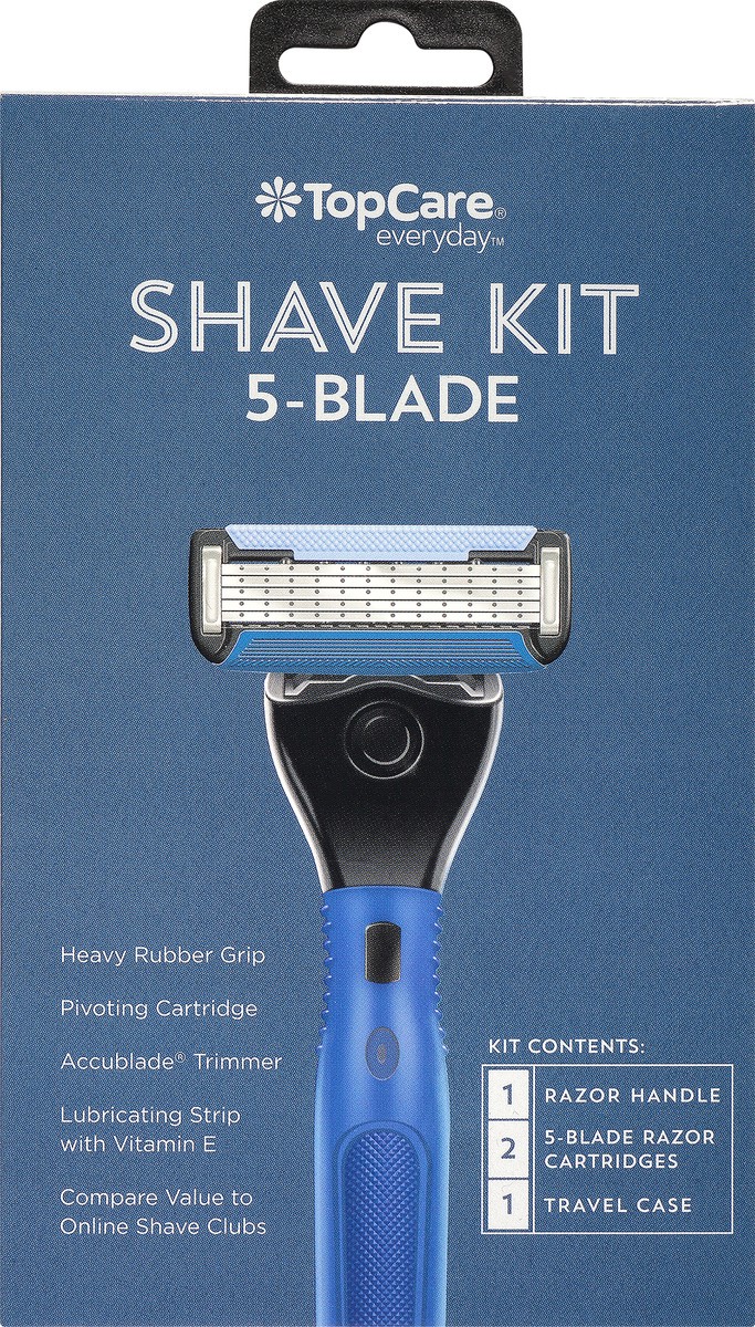 slide 6 of 9, TopCare Shave Kit, 5-Blade, 1 ct