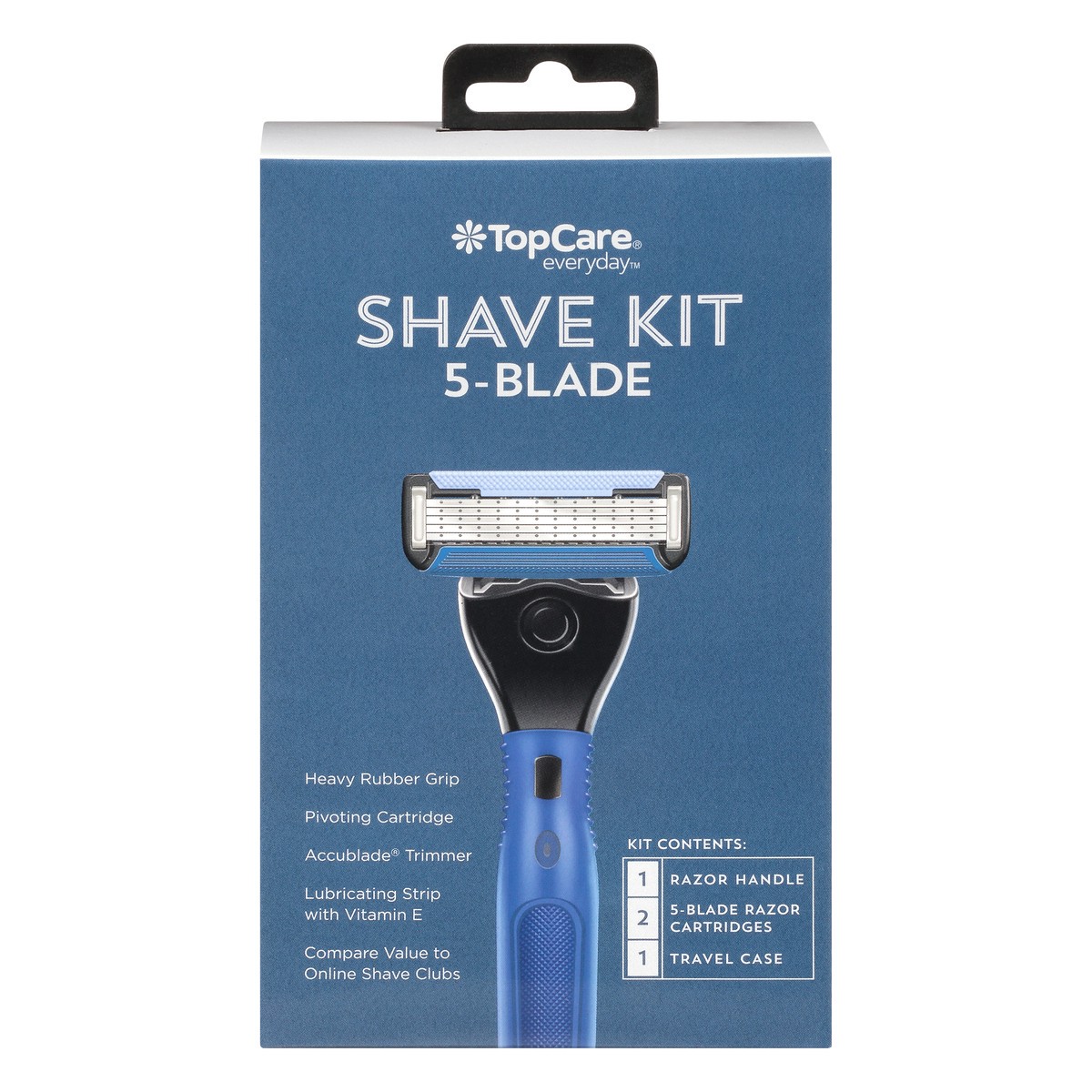 slide 8 of 9, TopCare Shave Kit, 5-Blade, 1 ct