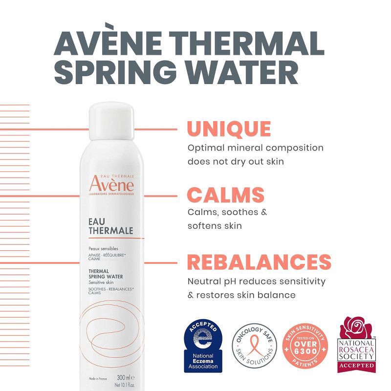slide 7 of 8, Avène Thermal Spring Water, Sensitive Skin - 10.58 oz, 10.58 oz